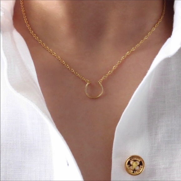 Elliot Francis Jewelry - New Simple Horseshoe necklace
